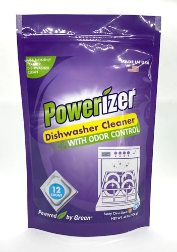 Dishwasher Cleaner Pods | Pack of 12, Eco-Friendly, Removes Grease & Odors