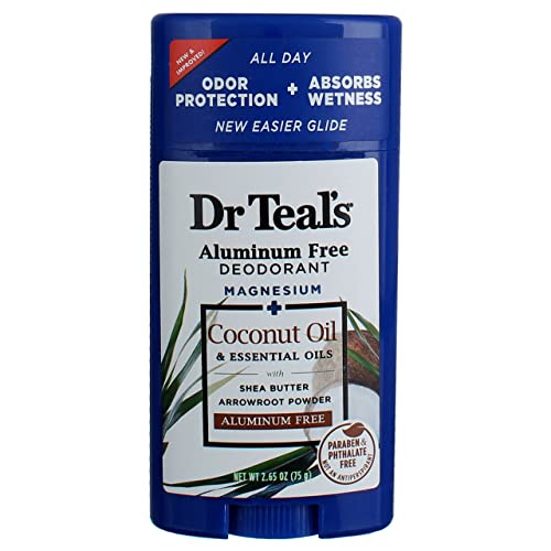 Deodorant | Aluminum Free, Coconut Oil, 2.65 oz, Pack of 2