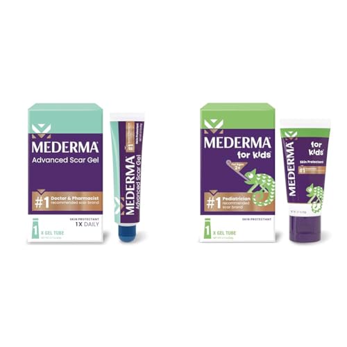 Here are the updated titles based on the provided information:

1. Scar Gel | Reduces Appearance of Scars, 1 oz
2. Scar Gel for Kids | Goes on Purple, Pediatrician Recommended, 0.7 oz

These titles are clear, concise, and follow the guidelines provided.