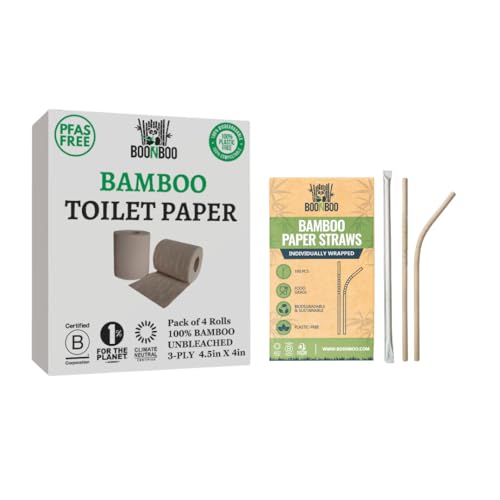 Toilet Paper | Eco-Friendly, 100% Bamboo, 12 Rolls