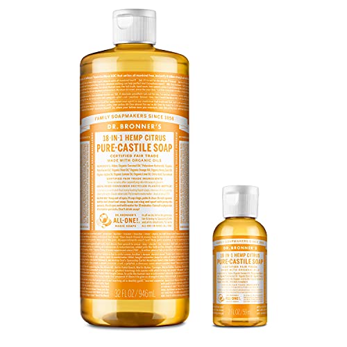 Body Soap | Citrus Bundle, 32 oz Bottle & 2 oz Travel Bottle