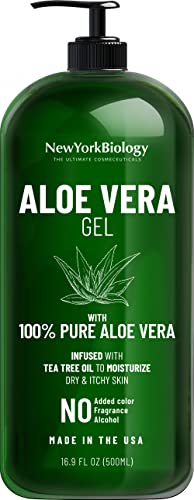 Aloe Vera Gel | Natural Skin Moisturizer, Soothing Relief for Sunburn and Irritation