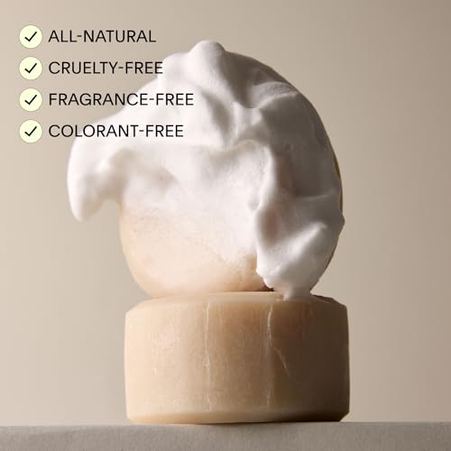 Shave Soap Bar | All-Natural, Fragrance-Free, Suitable for Women & Men, 3 oz