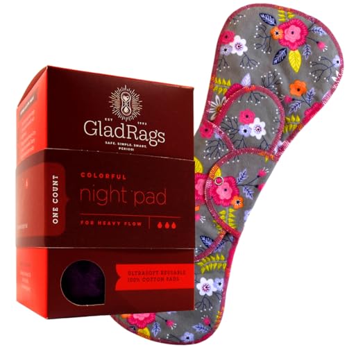 Menstrual Pad | 100% Cotton, Washable, Heavy Flow, Customizable Absorbency