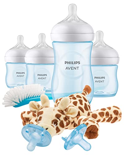 Baby Bottle Set | Natural Response Nipple, Includes Snuggle Toy