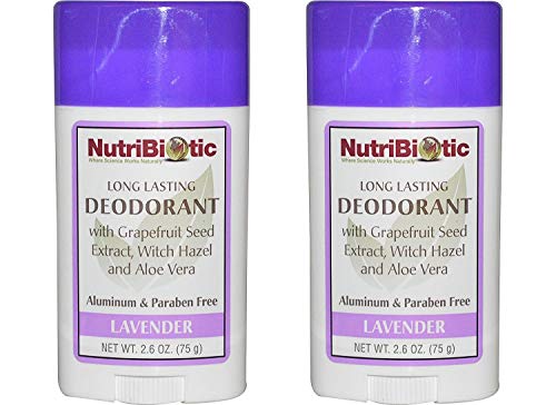 Deodorant | Lavender Scent, Vegan, Aluminum-Free, 2.6 oz, Pack of 2