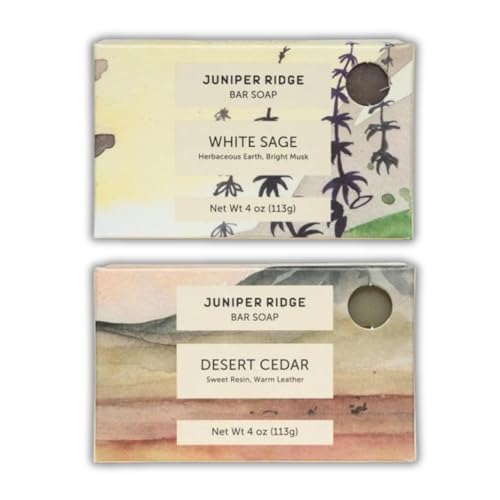 Bar Soap Set | White Sage & Desert Cedar, 4 oz Each