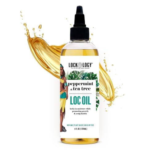 Hair Oil | Peppermint & Tea Tree, Natural Moisturizer for Dreads