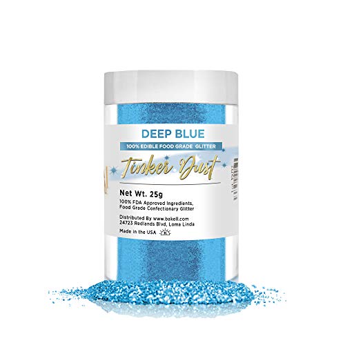 Edible Glitter | Deep Blue, 25 Grams, Kosher Certified