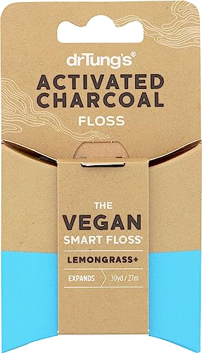 Dental Floss | Activated Charcoal, Gluten Free, Vegan, 30 Yards