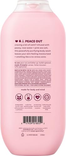 Body Wash | Pure Peace, Paraben and Phthalate Free, 18 oz Pack