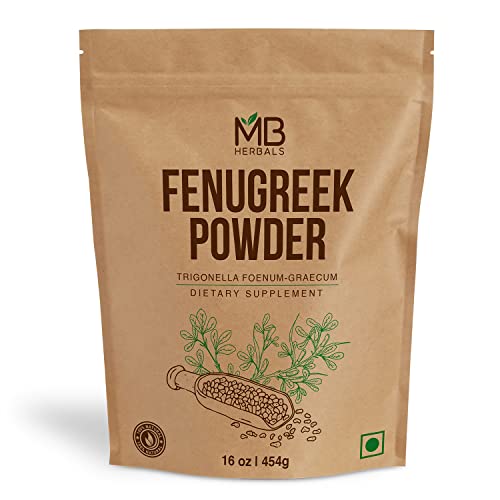 Fenugreek Seeds Powder | 1 Pound, Organically Grown, Trigonella foenum-graecum