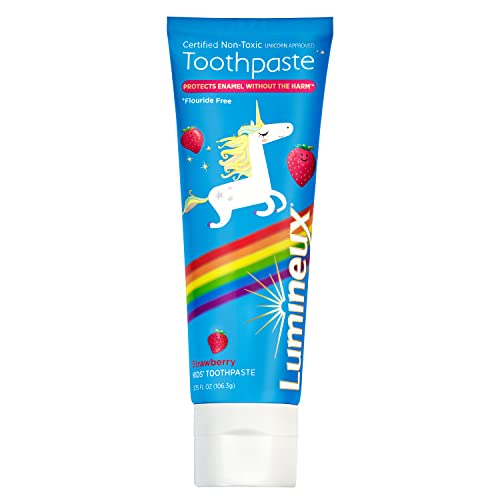 Kids Toothpaste | Strawberry Flavor, Fluoride Free, 3.75 Oz