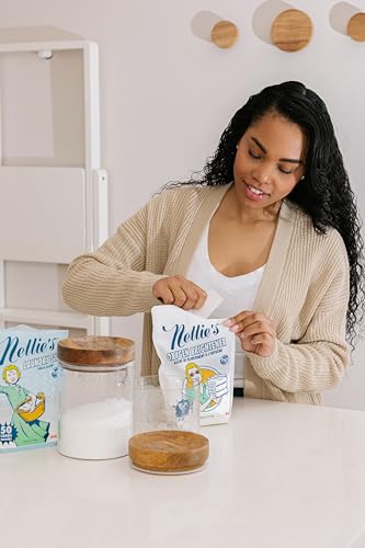 Nellie's Laundry Bundle - Environmentally Conscious Essentials: Chemical-Free Laundry Soda (50 Loads), Oxygen Brightener (50 Scoops), Stain-Fighting WOW Stick - Zero Waste