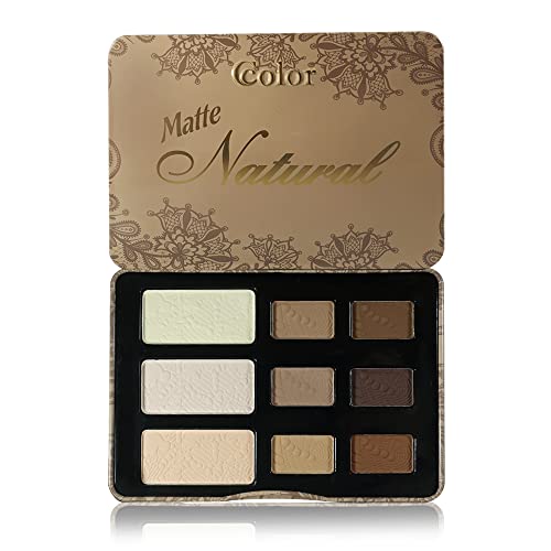 Eyeshadow Palette | 9 Shades, Matte Finish, Highly Pigmented & Easy to Blend