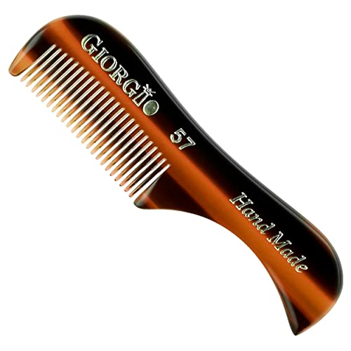 Beard & Mustache Comb | Extra Small, 2.75 Inch, Handmade Cellulose