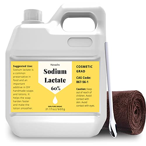 Sodium Lactate | 21.17 Ounce, Premium Liquid, Cosmetic Grade, Moisturizing