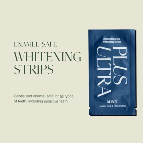 Teeth Whitening Strips | Eco-Friendly, 28 Strips for 14-Day Treatment