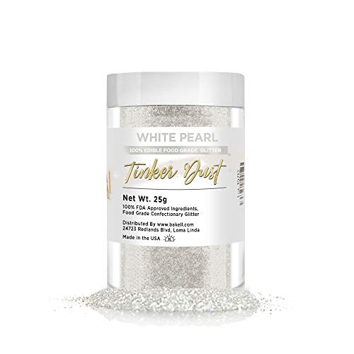 Edible Glitter | White, 25 Grams, Kosher Certified