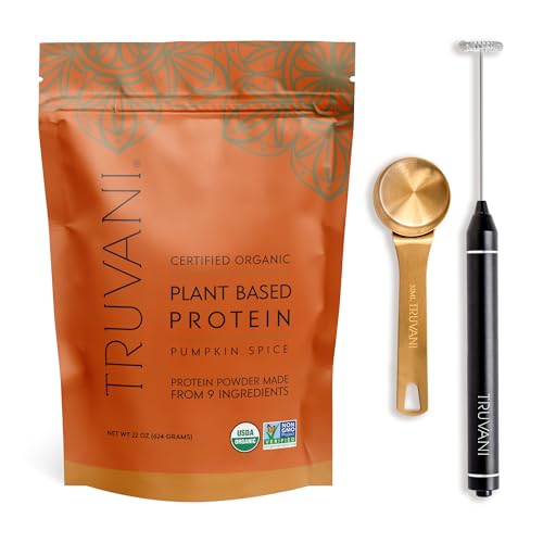 Protein Powder | Vegan Pumpkin Spice, 20g Protein, Includes Frother & Scoop