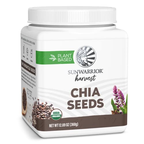 Chia Seeds | Organic, Non-GMO, Keto, Vegan, 360g Tub