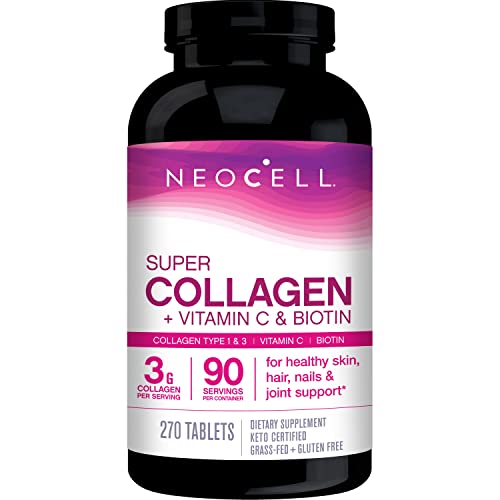 Collagen Supplement | With Vitamin C, Biotin, 270 Tablets