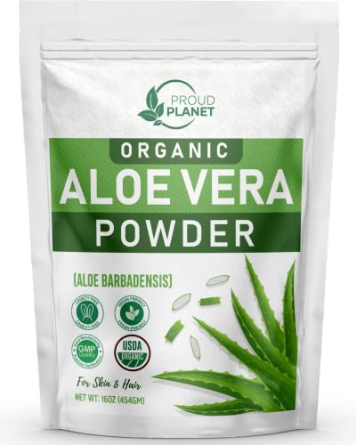 Aloe Vera Powder | USDA Certified, 1 Pound (16 Ounce)