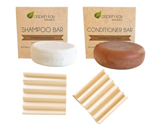 Shampoo & Conditioner Bar | 3 Ounce, Natural & Organic Ingredients, Sulfate-Free