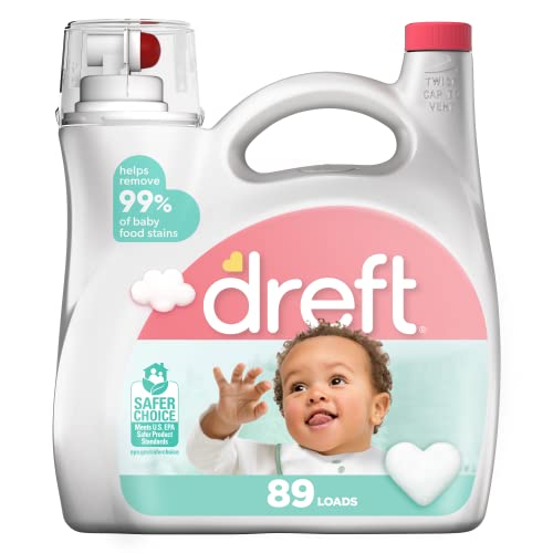 Laundry Detergent | 128 Fl Oz, 89 Loads, Baby Safe