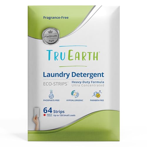 Laundry Detergent Sheets | Heavy Duty, Up to 128 Loads, Fragrance Free, Eco-Friendly