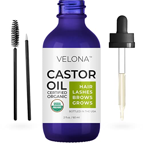 Castor Oil | 2 oz, Stimulates Growth for Eyelashes, Eyebrows, Hair