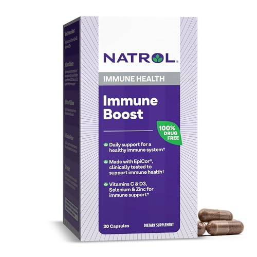 Immune Support Capsules | Includes Vitamins C, D3, Selenium, Zinc, 30 Count