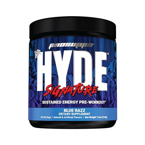 Pre-Workout Energy Drink | Blue Razz Flavor, 30 Servings