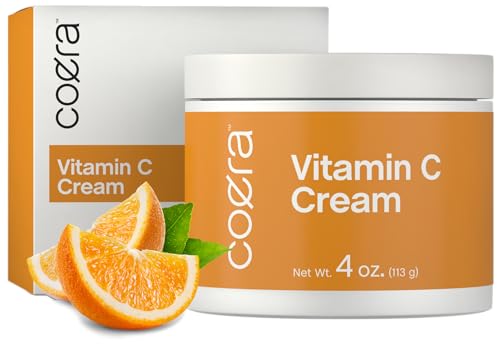 Vitamin C Cream | 4oz, Brightening & Firming Formula, Free of Parabens, SLS & Fragrances