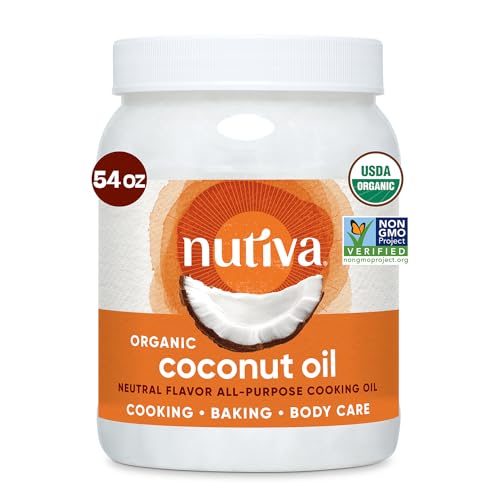 Coconut Oil | 54 Fl Oz, USDA Organic, Non-GMO, Vegan, Keto, Paleo