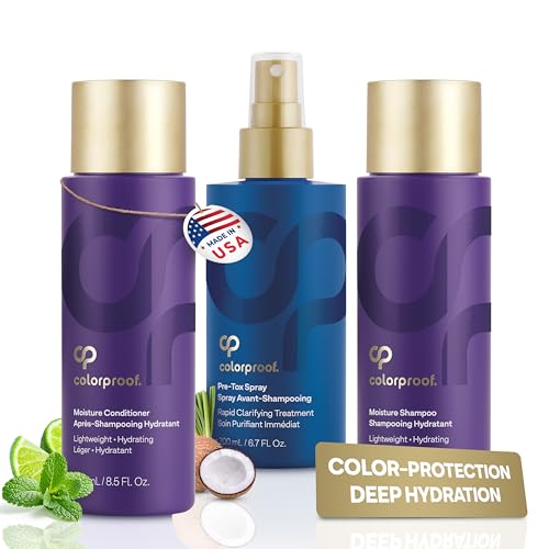 Hair Care Bundle | Shampoo (8.5 fl oz), Conditioner (8.5 fl oz), Pre-Tox Spray (6.7 fl oz)