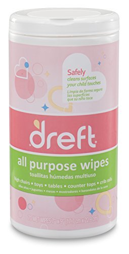 Cleaning Wipes | Gentle Formula, 70 Count, Pack of 4