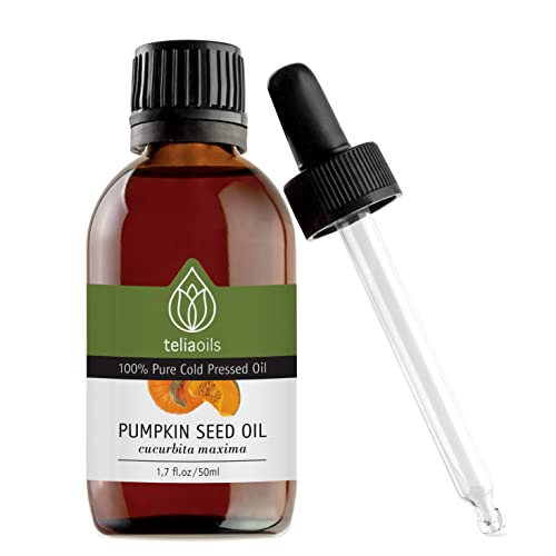 Pumpkin Seed Oil | 100% Pure, Cold-Pressed, 1.7 oz, Organic, Vegan, Non-GMO