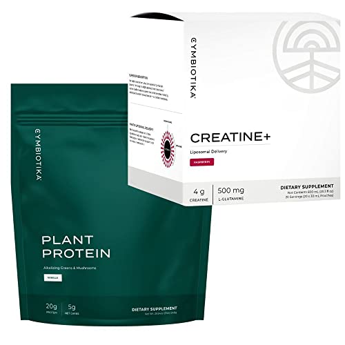 Protein Powder Bundle | Plant-Based, Creatine & Glutamine Supplement, Amino Energy