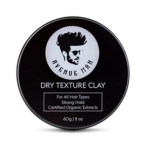 Hair Clay | 3 oz, Paraben-Free, Certified Organic Extracts