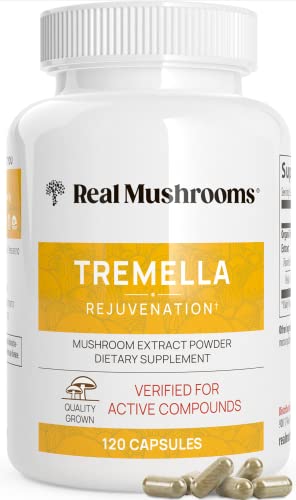 Mushroom Supplement | Tremella Extract, 120 Count, Immune Support, Vegan, Organic