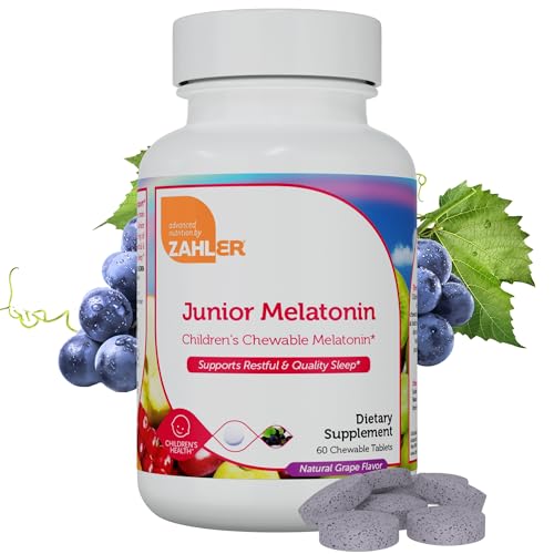 Children's Melatonin | 1 MG, 60 Chewable Tablets, Natural Grape Flavor