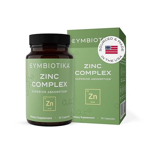 Zinc Supplement | High Absorption, Immune System Booster, 30 Capsules