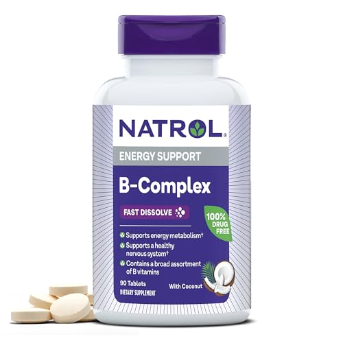 B Complex Vitamins | Fast Dissolve, 90 Tablets, Energy Support