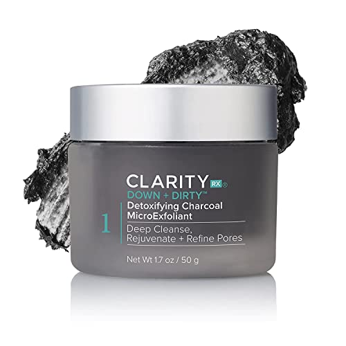 Facial Exfoliator | Detoxifying Charcoal, Natural Plant-Based, 1.7 oz