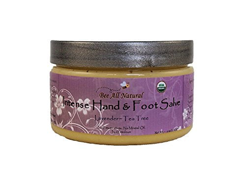 Hand and Foot Salve | Organic, Lavender & Tea Tree, 4 oz.