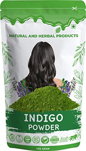 Hair Dye | Organic Indigo Powder, 100g, Natural Color for Men & Women