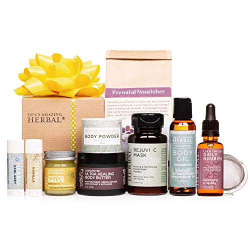 Pregnancy Gift Set | Fragrance Free Skincare, Herbal Tea