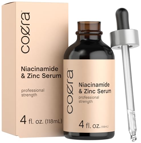 Face Serum | 4 fl oz, with Niacinamide & Zinc, Professional Strength