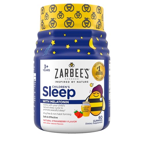 Children's Sleep Gummies | Melatonin, Strawberry Flavor, 60 Count